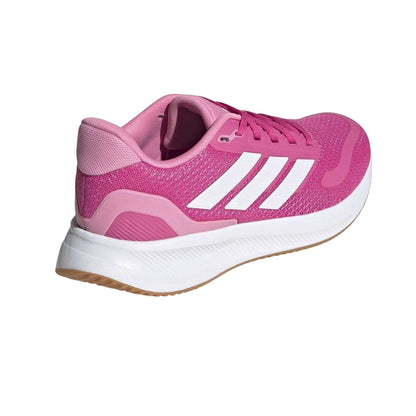 Pink-White - Back - Adidas Childrens-Kids Runfalcon 5 Cloudfoam Trainers
