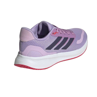 Plum Purple - Back - Adidas Childrens-Kids Runfalcon 5 Cloudfoam Trainers