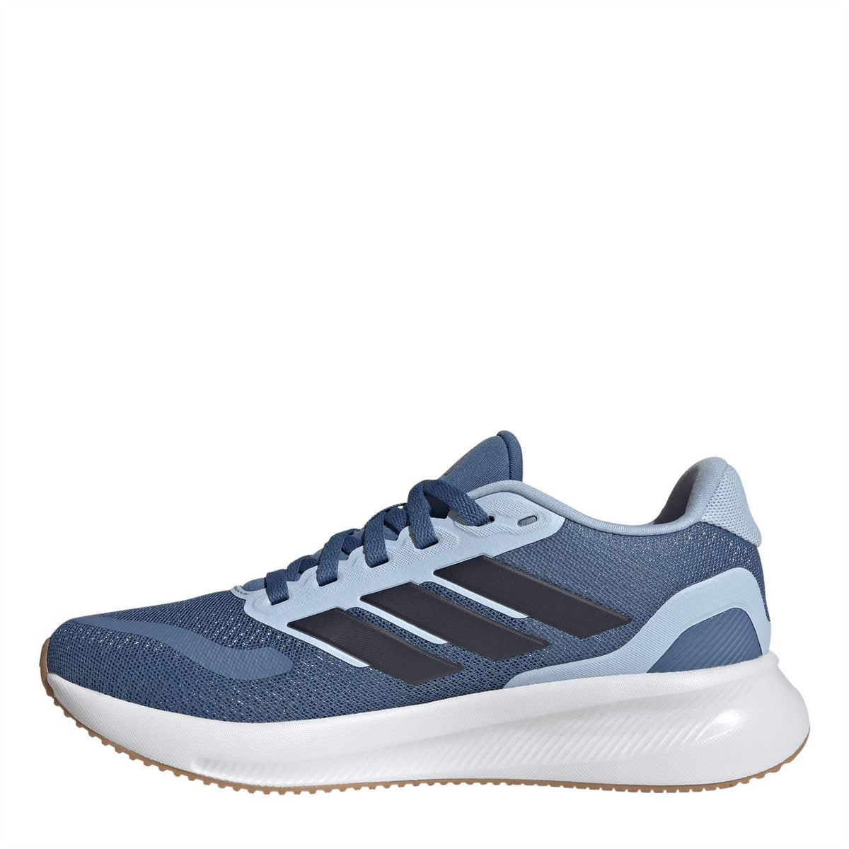 Dusky Blue - Back - Adidas Childrens-Kids Runfalcon 5 Cloudfoam Trainers