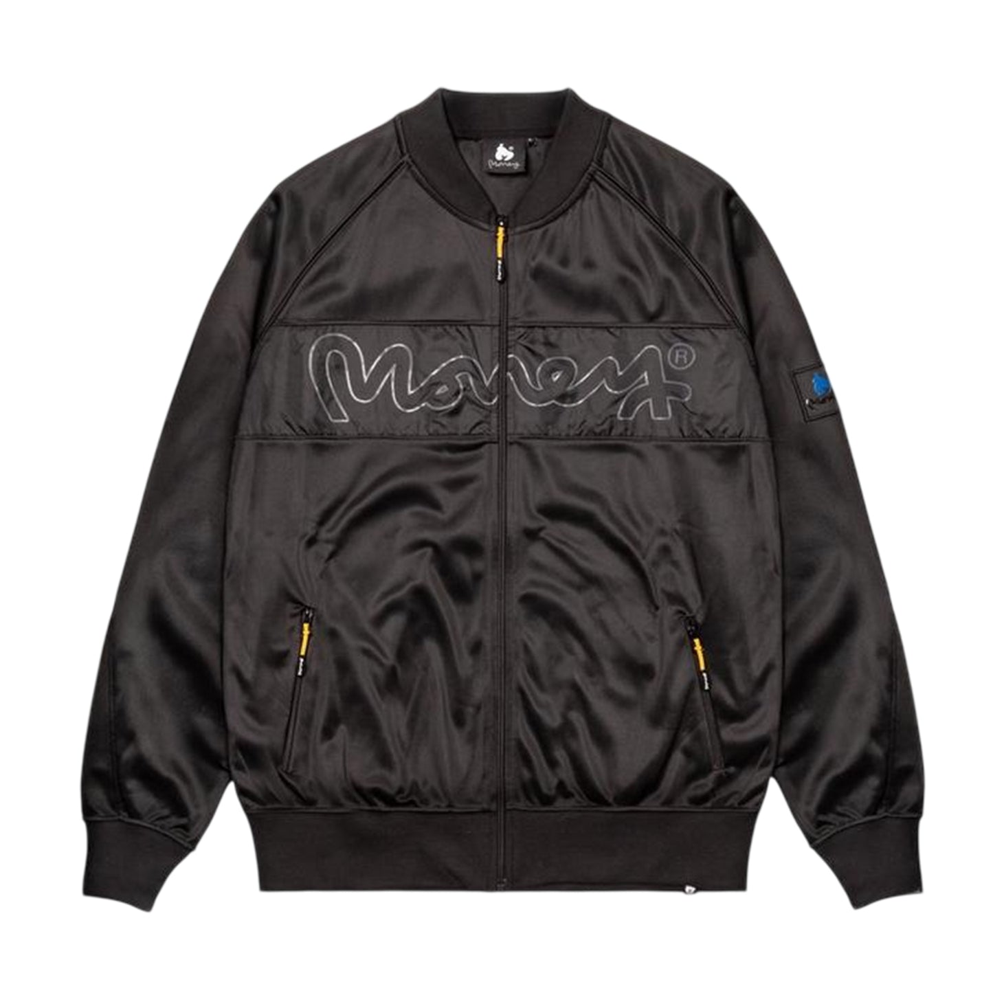Black - Front - Money Mens Colour Pack Full Zip Regular Jacket