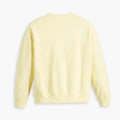 Yellow - Close up - Levis Womens-Ladies Crew Neck Standard Sweatshirt