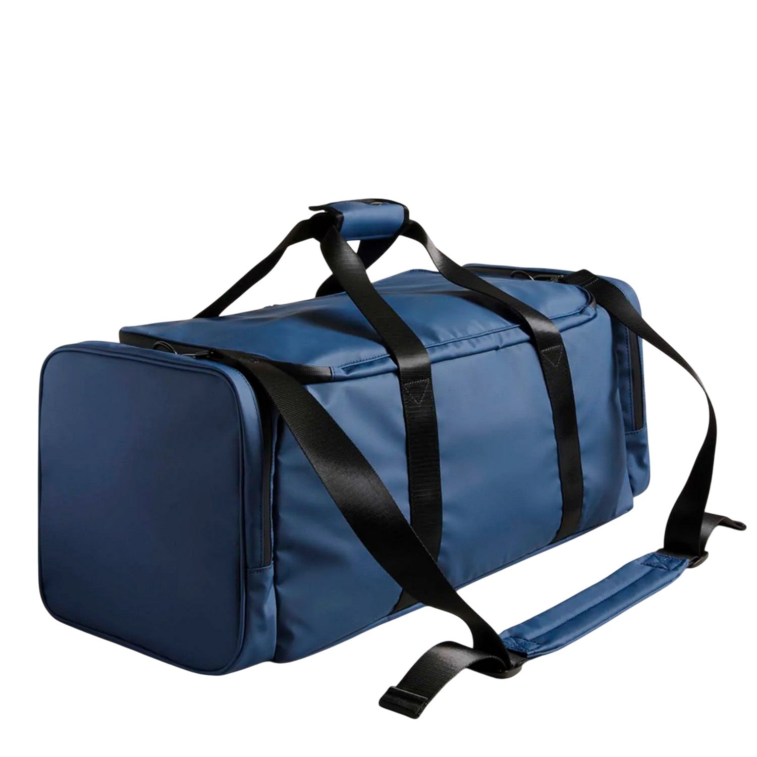 Navy - Back - Ted Baker Hyke Rubberished Holdall