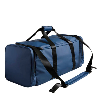 Navy - Back - Ted Baker Hyke Rubberished Holdall