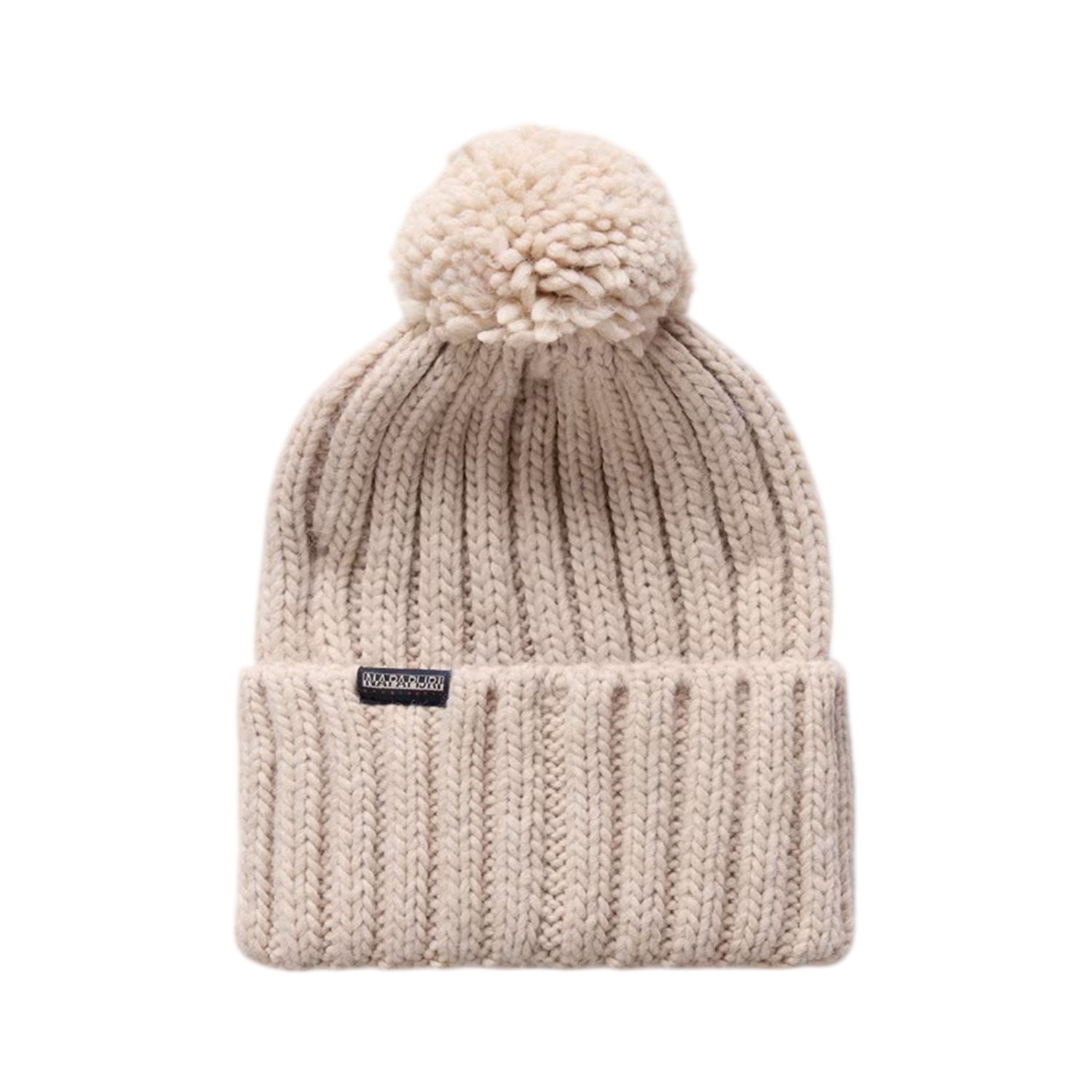 Beige - Back - Napapijri Unisex Adult Beanie