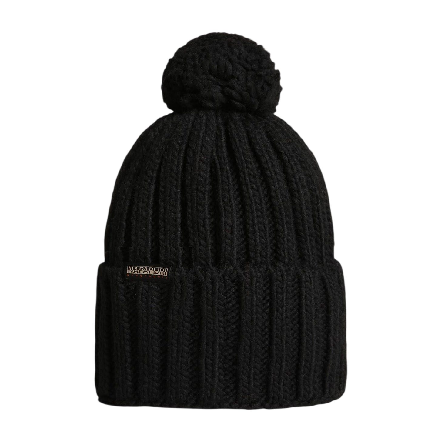 Black - Back - Napapijri Unisex Adult Beanie
