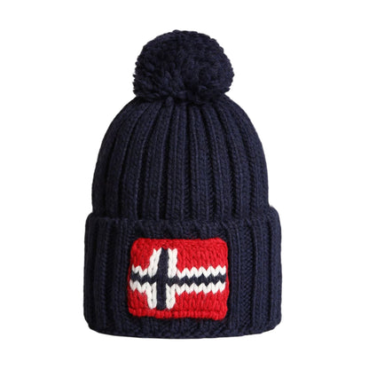 Marine Blue - Front - Napapijri Unisex Adult Beanie