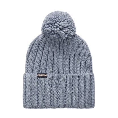 Mid Grey - Back - Napapijri Unisex Adult Beanie