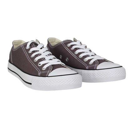 Charcoal - Pack Shot - SoulCal Womens-Ladies Canvas Flat Trainers