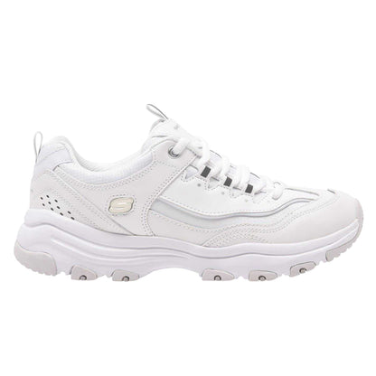 White - Lifestyle - Skechers Womens-Ladies Dlite Athletic Trainers