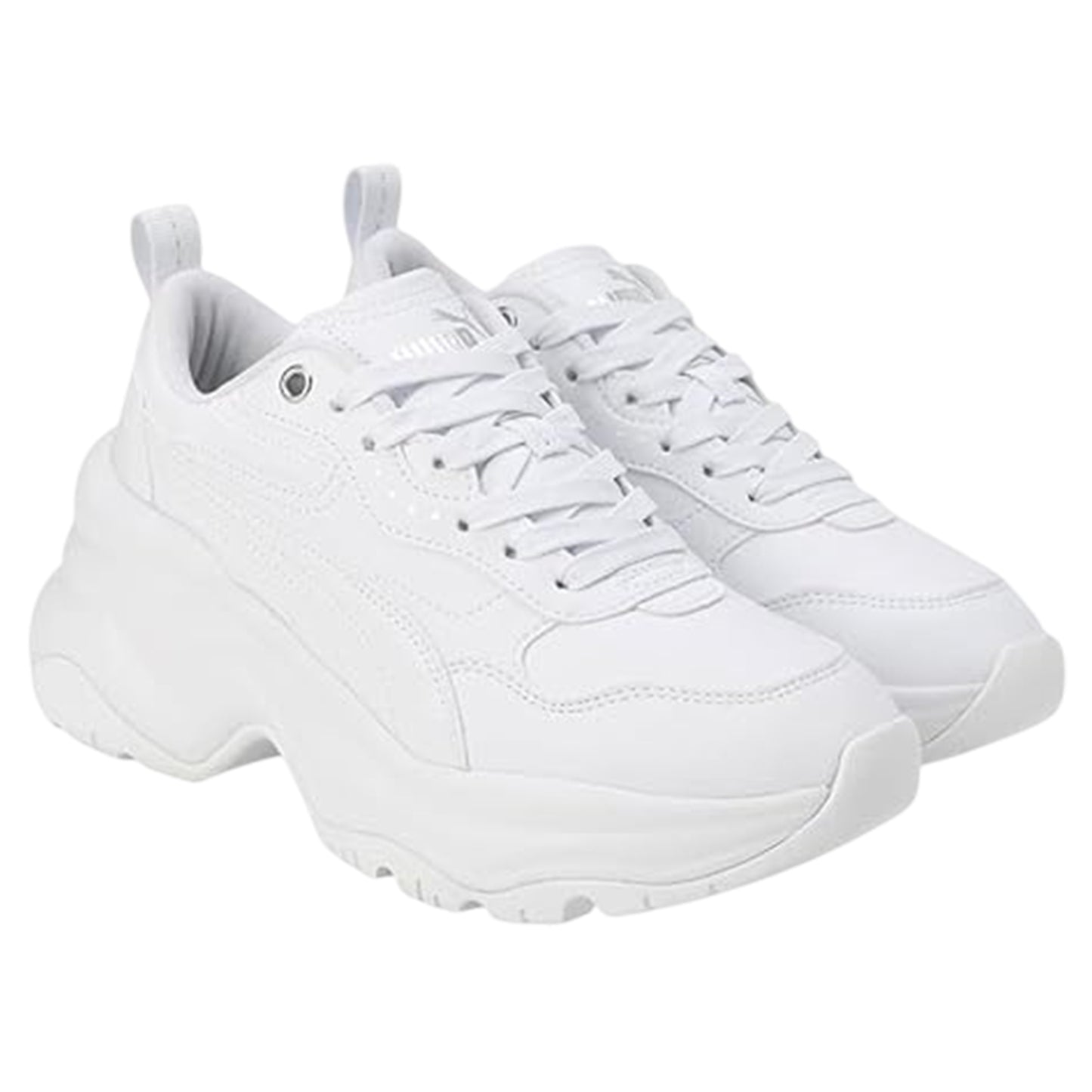White - Front - Puma Womens-Ladies Cilia Trainers