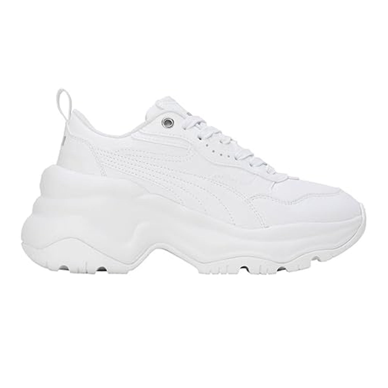 White - Side - Puma Womens-Ladies Cilia Trainers
