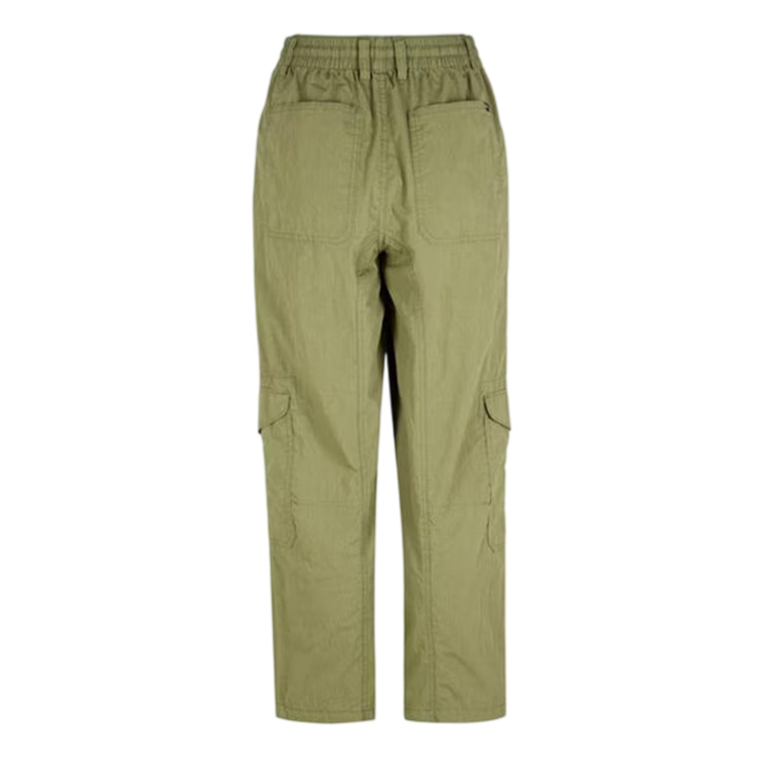 Loden-Green - Back - Vans Womens-Ladies Patterned Straight Combat Trousers