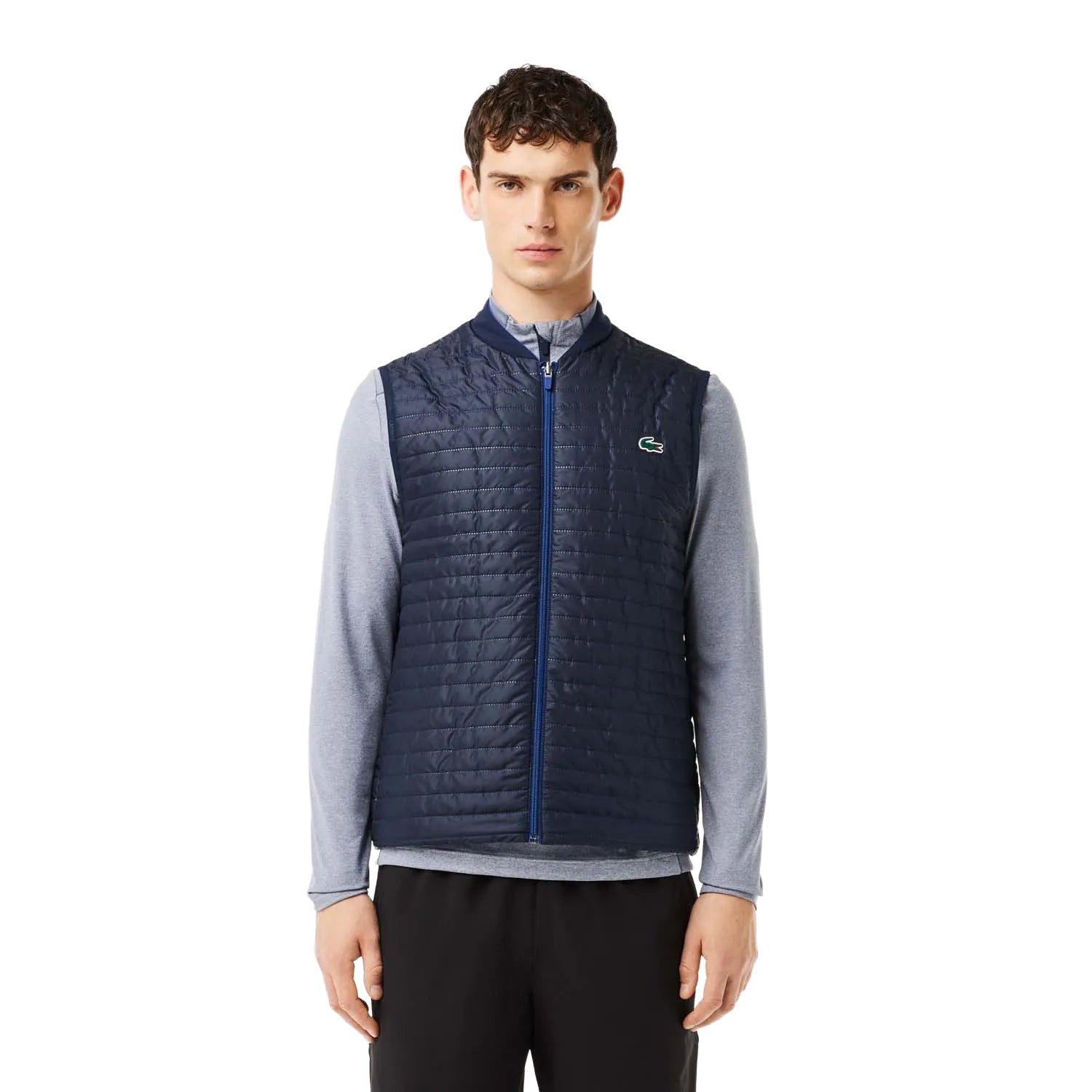Navy - Lifestyle - Lacoste Mens Reversible Sport Gilet
