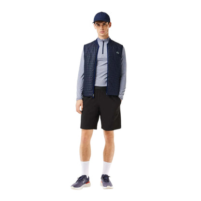 Navy - Pack Shot - Lacoste Mens Reversible Sport Gilet