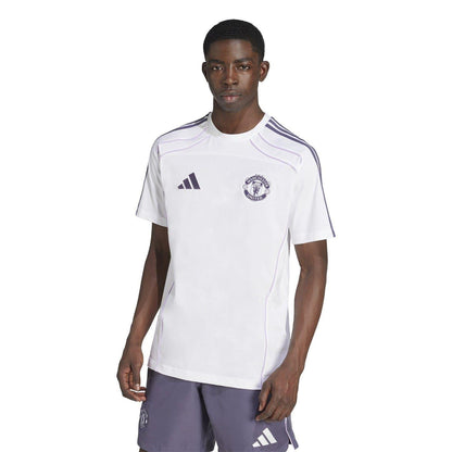 White - Side - Adidas Mens Manchester United FC T-Shirt