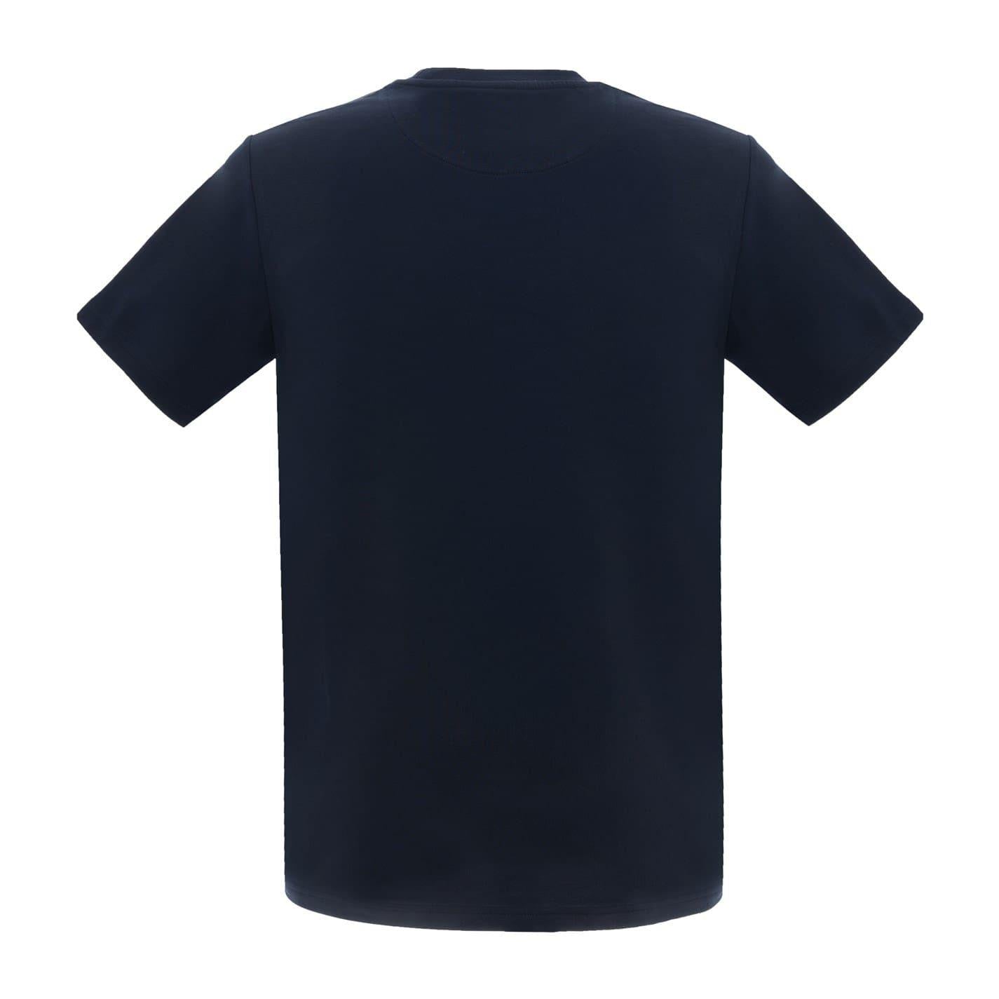 Navy - Back - Pretty Green Mens Swirl Logo T-Shirt