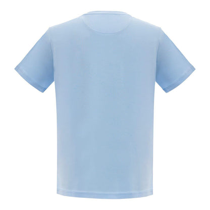 Sky Blue - Back - Pretty Green Mens Swirl Logo T-Shirt