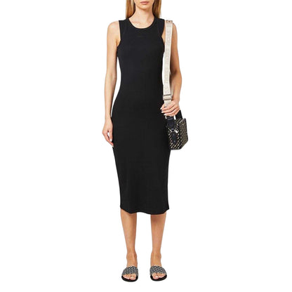 Black - Side - Boss Womens-Ladies Maxi Dress