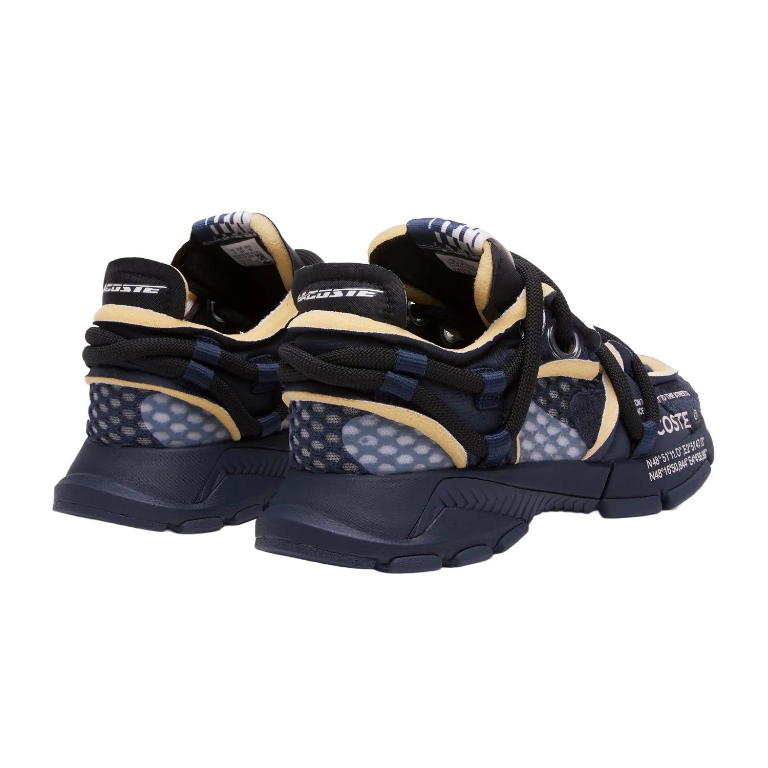 Navy - Back - Lacoste Womens-Ladies L003 Active Trainers