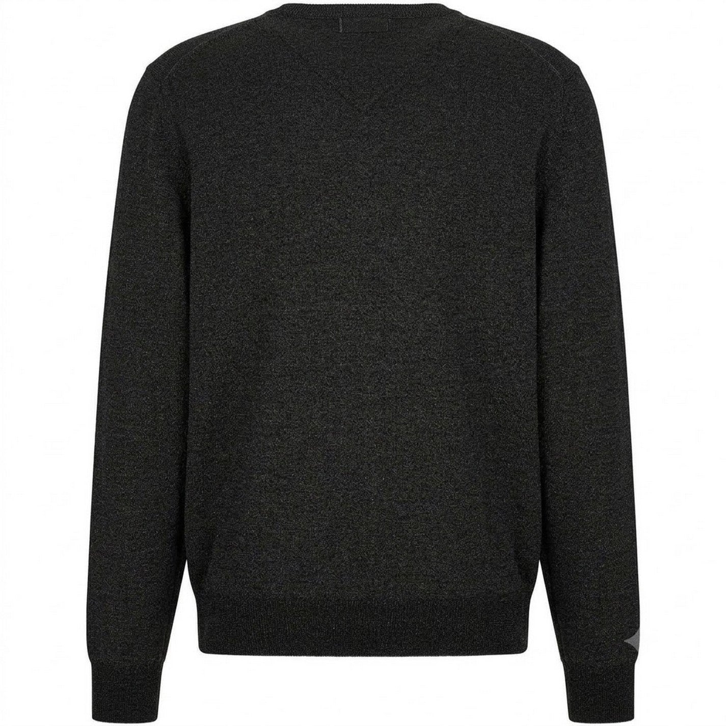 Black - Back - Boss Mens V Neck Regular Long-Sleeved Sweatshirt