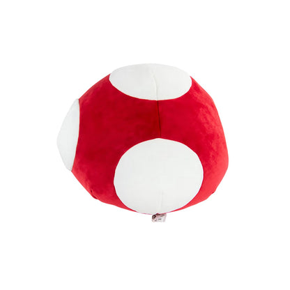Red-Blue-Brown Print - Back - Super Mario Bros Super Mushroom Plush Toy