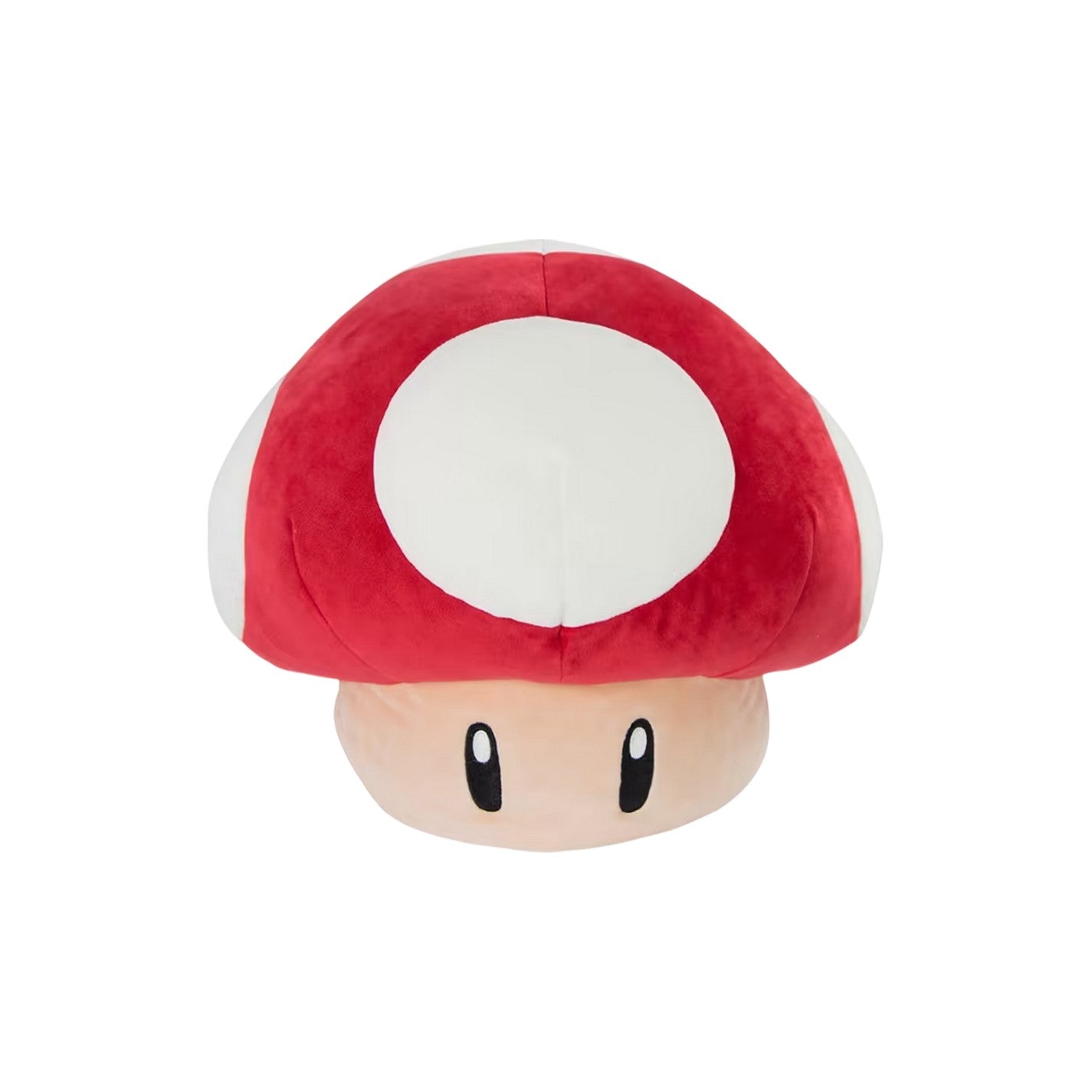 Red-Blue-Brown Print - Front - Super Mario Bros Super Mushroom Plush Toy