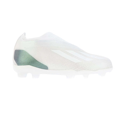 White - Front - Adidas Boys X Speedportal.3 LL FG Football Boots