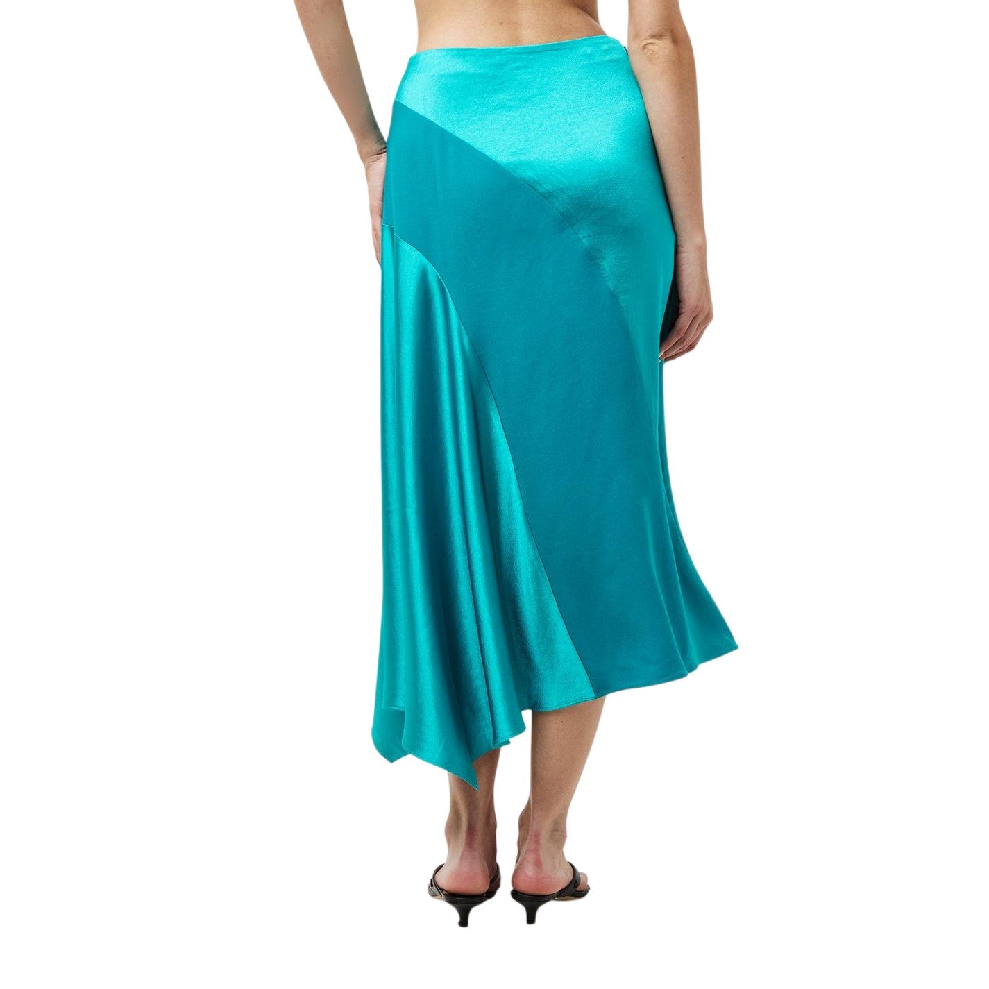 Bright Green - Lifestyle - Ted Baker Womens-Ladies Asymmetric Woven Midi Skirt