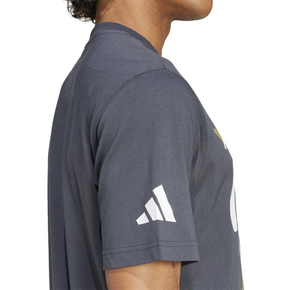 Dark Grey - Side - Adidas Mens Jude Bellingham T-Shirt