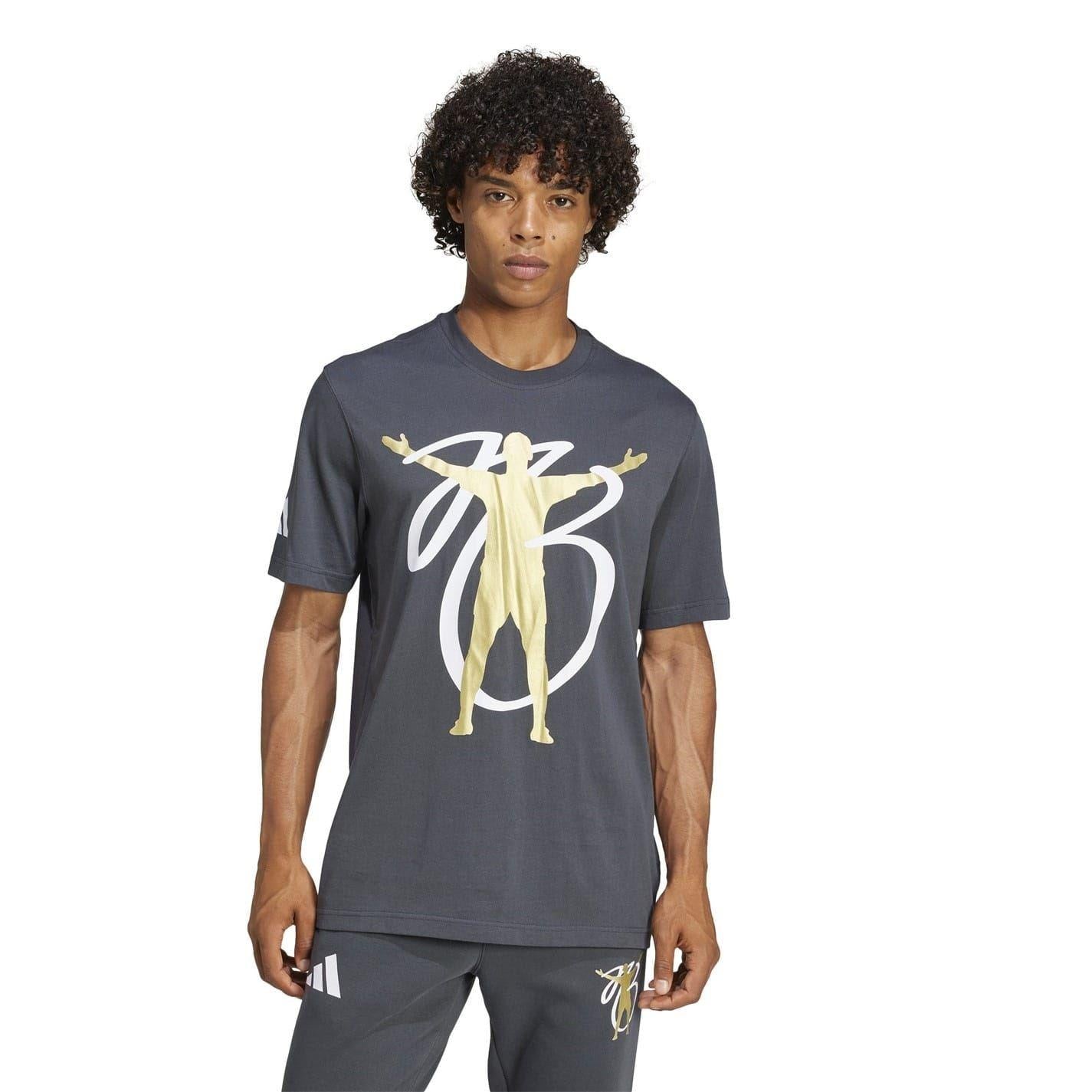 Dark Grey - Lifestyle - Adidas Mens Jude Bellingham T-Shirt
