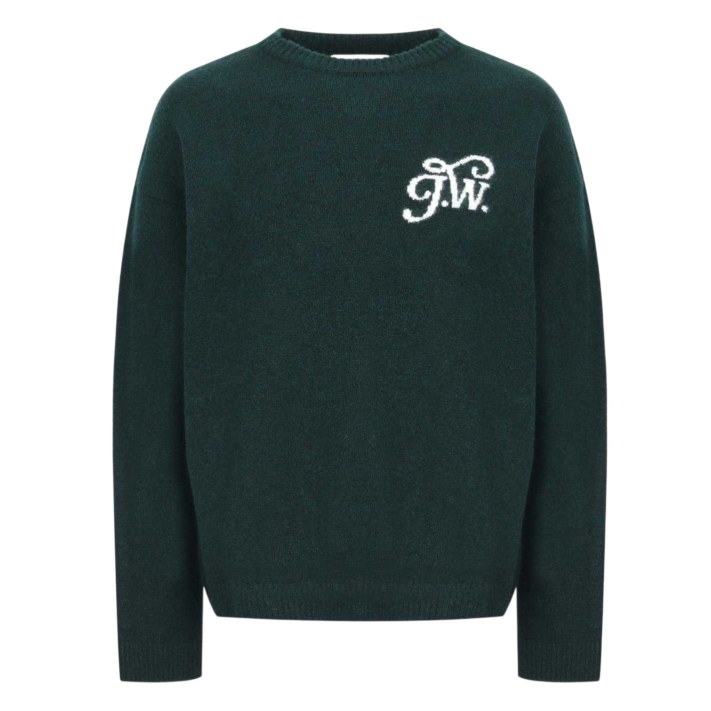 Pine - Front - Jack Wills Mens Signature Crew Neck Sweatshirt