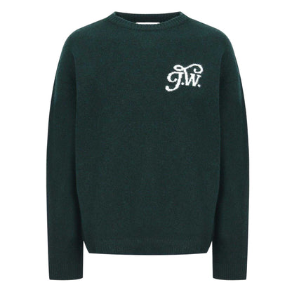Pine - Front - Jack Wills Mens Signature Crew Neck Sweatshirt