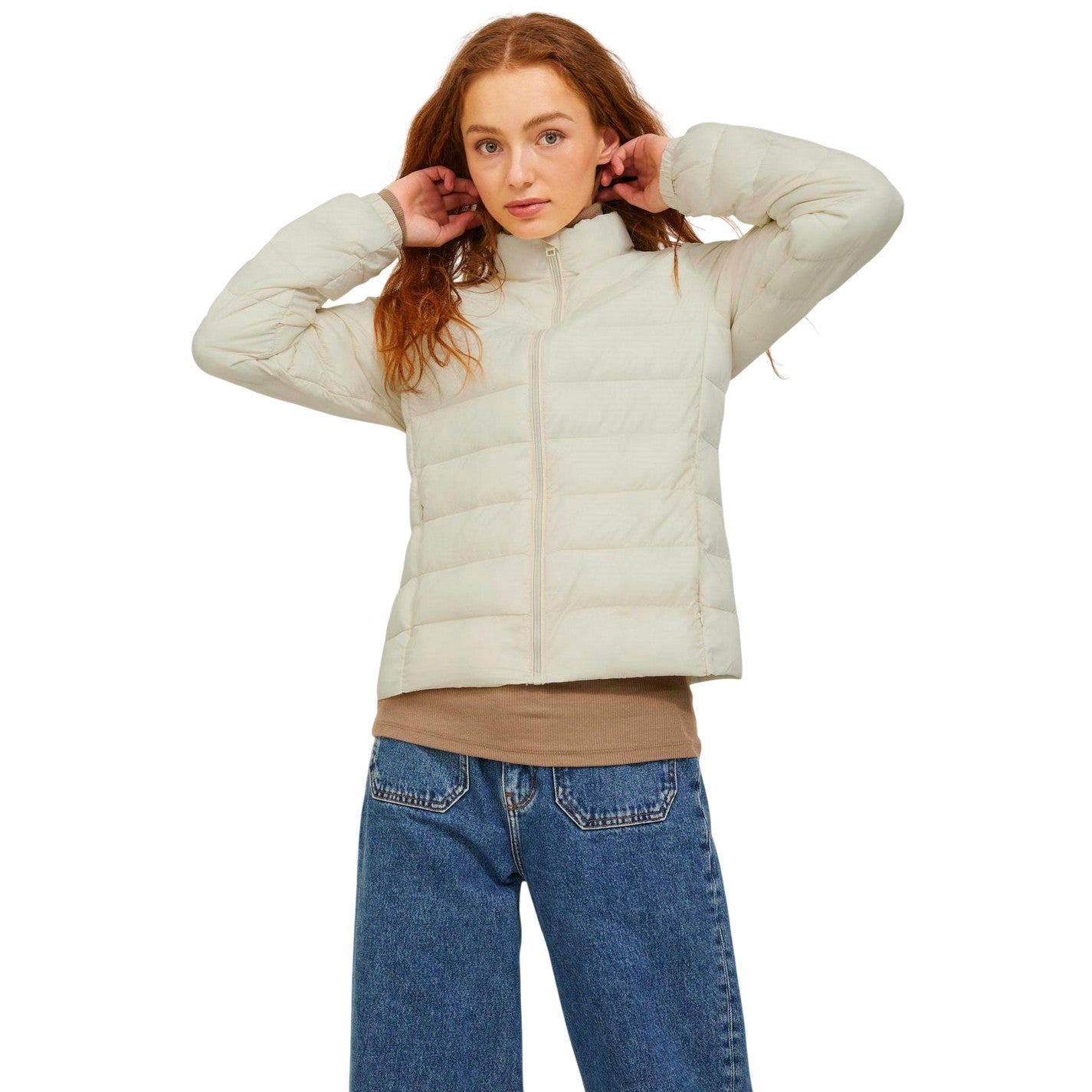 Seedpearl - Side - JJXX Womens-Ladies Quilted Puffer Jacket