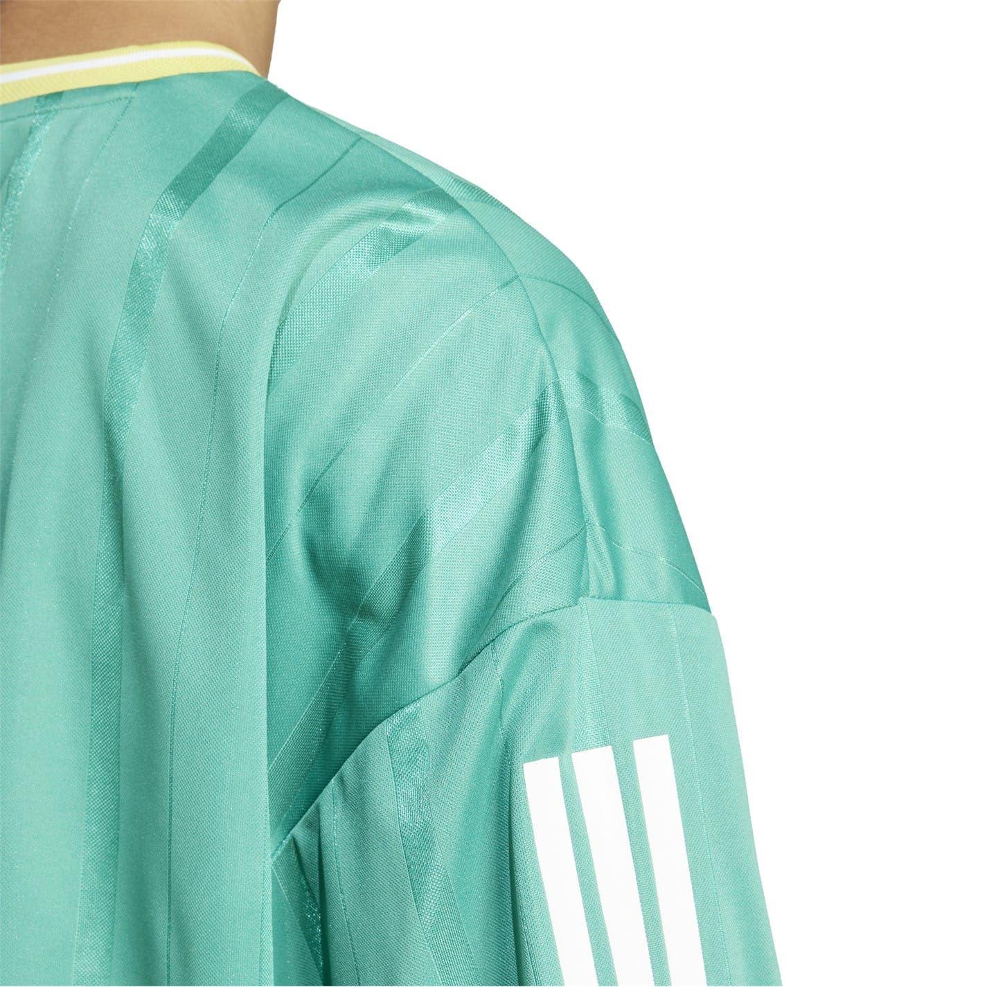 Green-Black - Lifestyle - Adidas Womens-Ladies Tiro Oversized Jersey