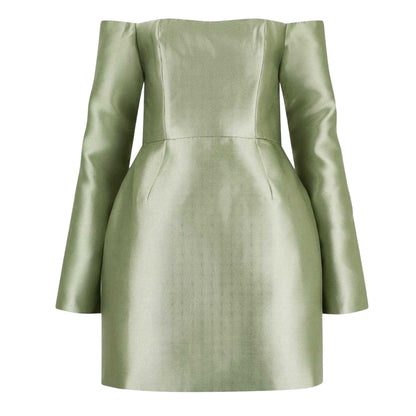 Green - Front - Odd Muse Womens-Ladies Om The Ultimate Mini Dress