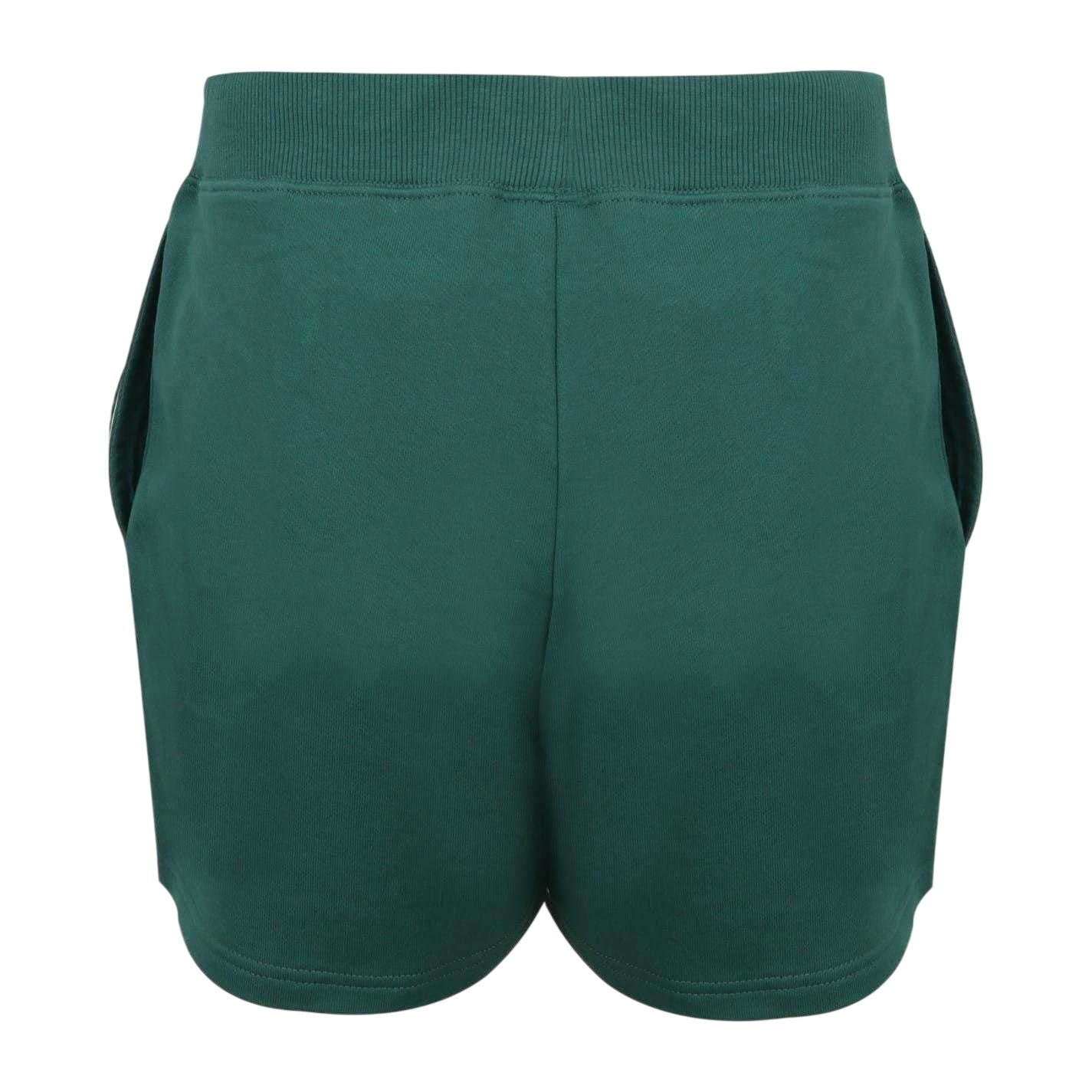 Green - Back - Slazenger Womens-Ladies Elasticated Waist Tennis Shorts
