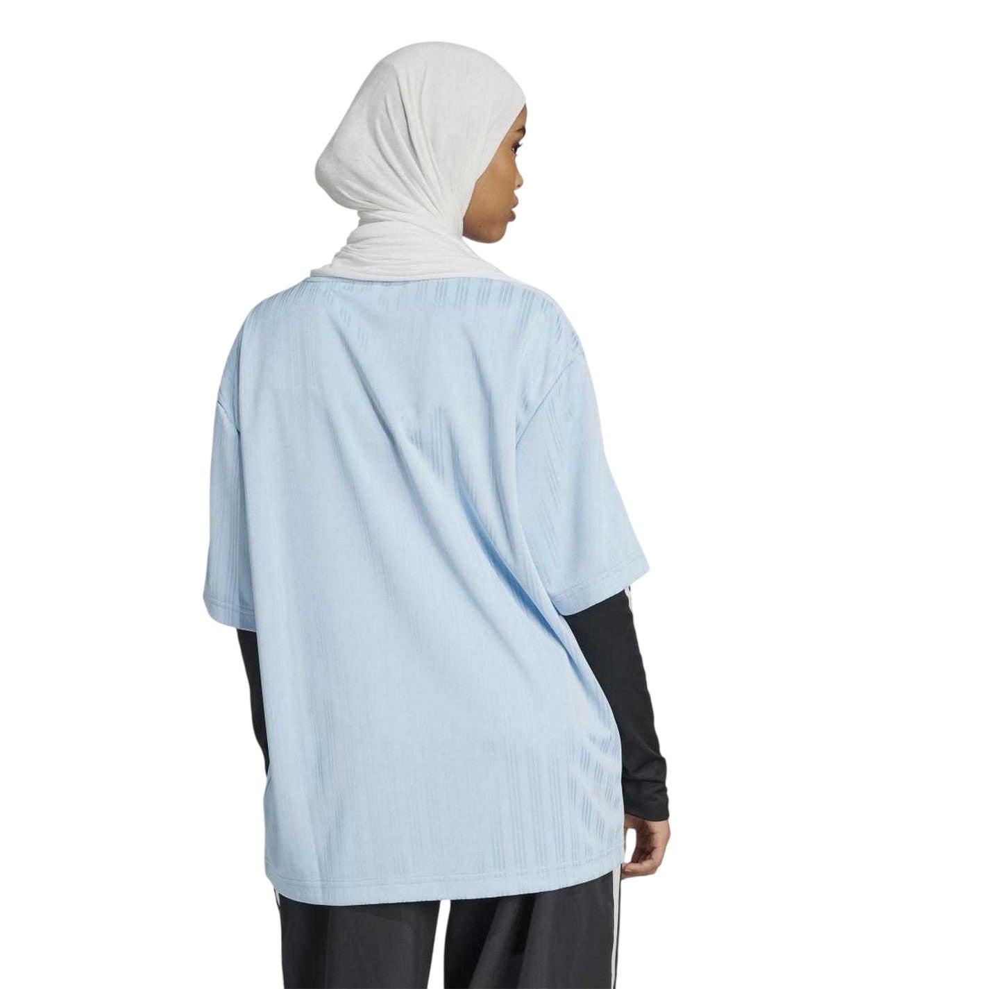 Blue - Back - Adidas Womens-Ladies Originals Oversized T-Shirt