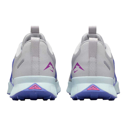 Grey-Blue - Back - Nike Womens-Ladies Juniper Trail 3 Running Trainers