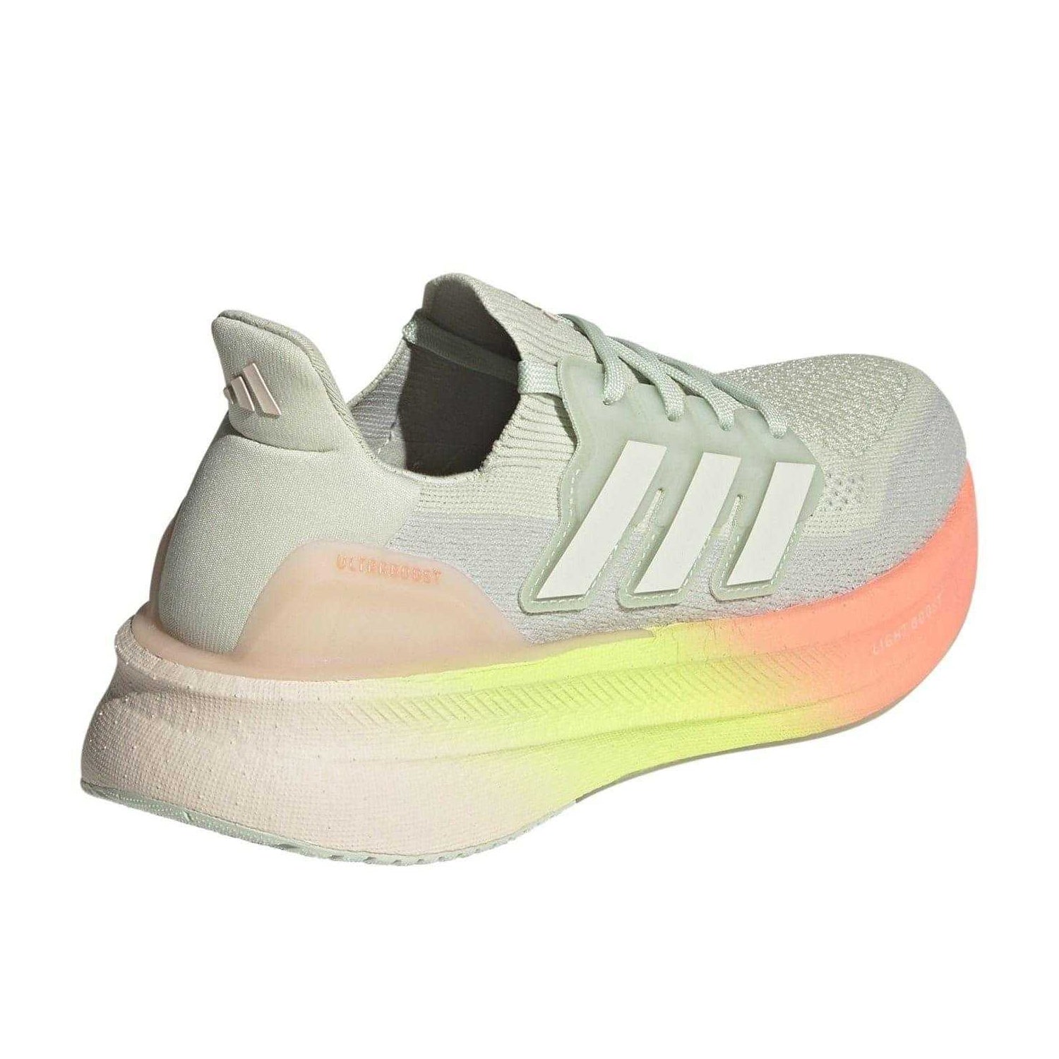 Linen Green - Back - Adidas Womens-Ladies Ultraboost 5 Road Gradient Trainers