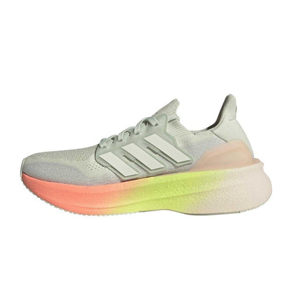 Linen Green - Side - Adidas Womens-Ladies Ultraboost 5 Road Gradient Trainers