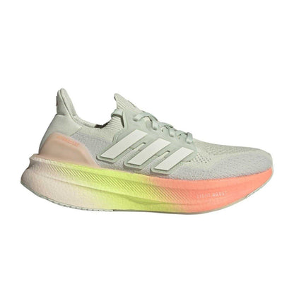 Linen Green - Lifestyle - Adidas Womens-Ladies Ultraboost 5 Road Gradient Trainers