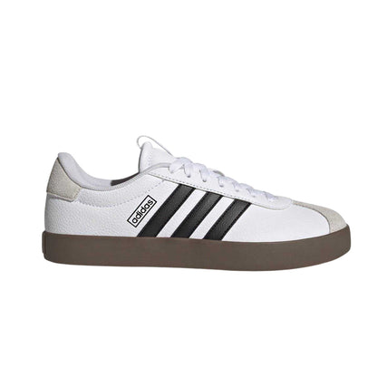 White-Core Black - Lifestyle - Adidas Womens-Ladies VL Court 3.0 Suede Flat Trainers