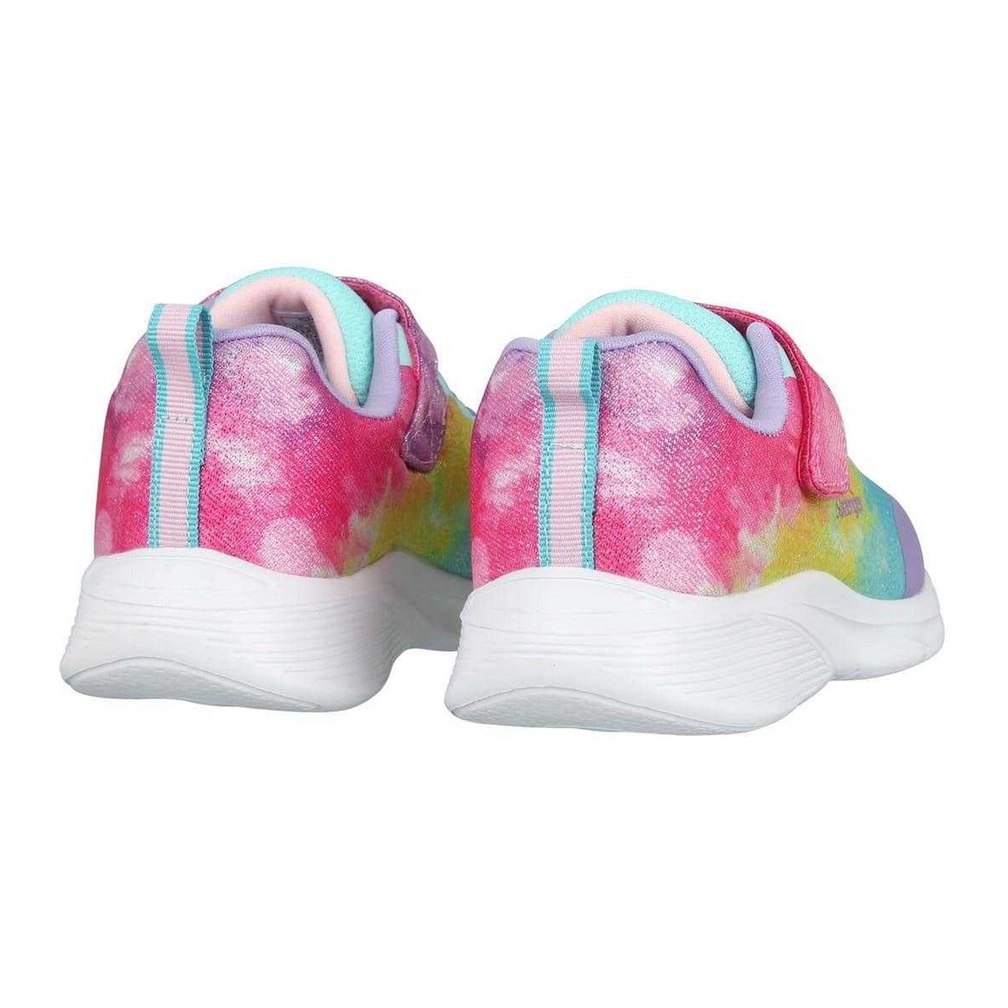 Multicoloured - Back - Slazenger Childrens-Kids Ripple Tie Dye Trainers