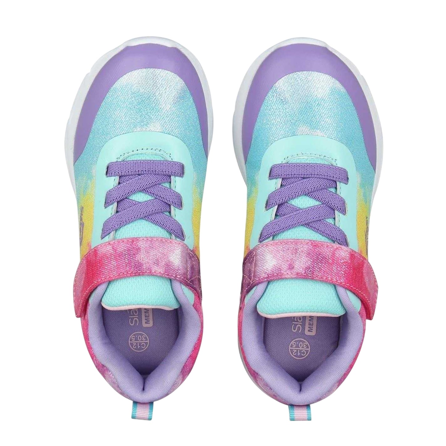 Multicoloured - Pack Shot - Slazenger Childrens-Kids Ripple Tie Dye Trainers