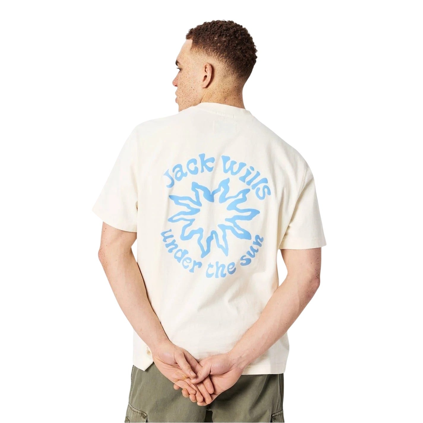 Bone - Back - Jack Wills Mens Sun Regular T-Shirt