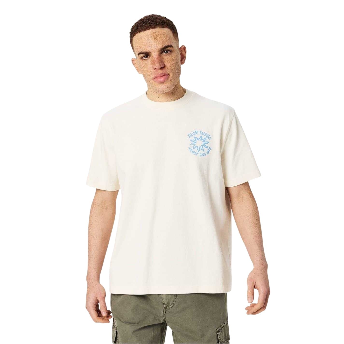 Bone - Lifestyle - Jack Wills Mens Sun Regular T-Shirt