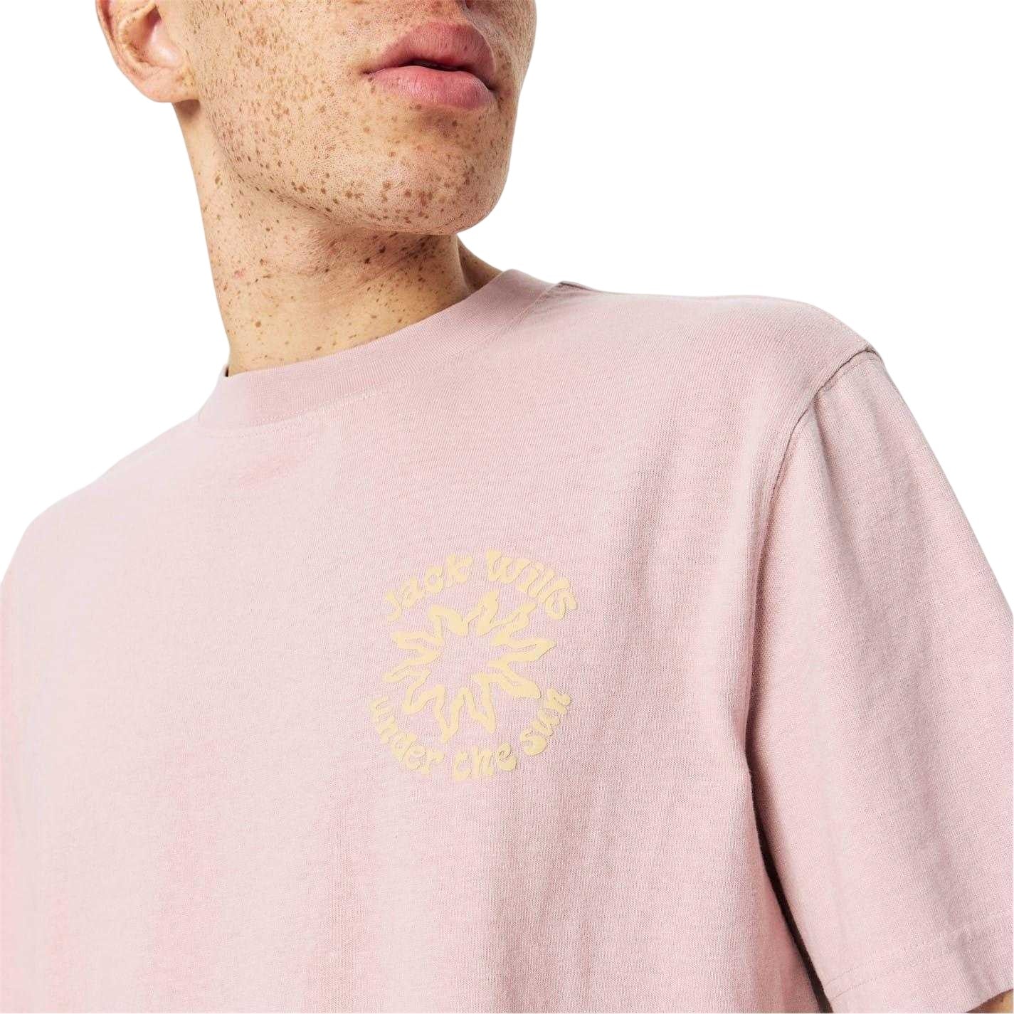 Cool Pink - Side - Jack Wills Mens Sun Regular T-Shirt
