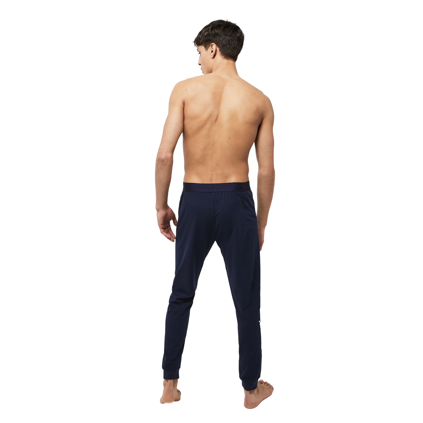 Navy - Back - Lacoste Mens Lounge Pyjama Bottoms
