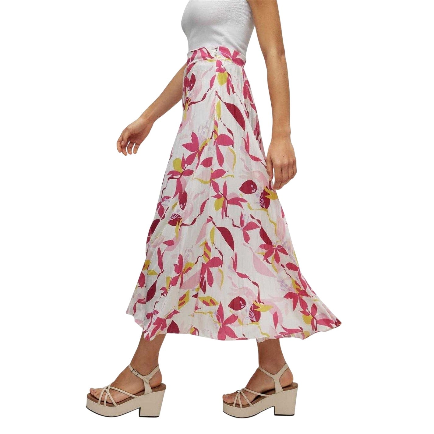 Multicoloured - Side - Boss Womens-Ladies Erikes Skirt