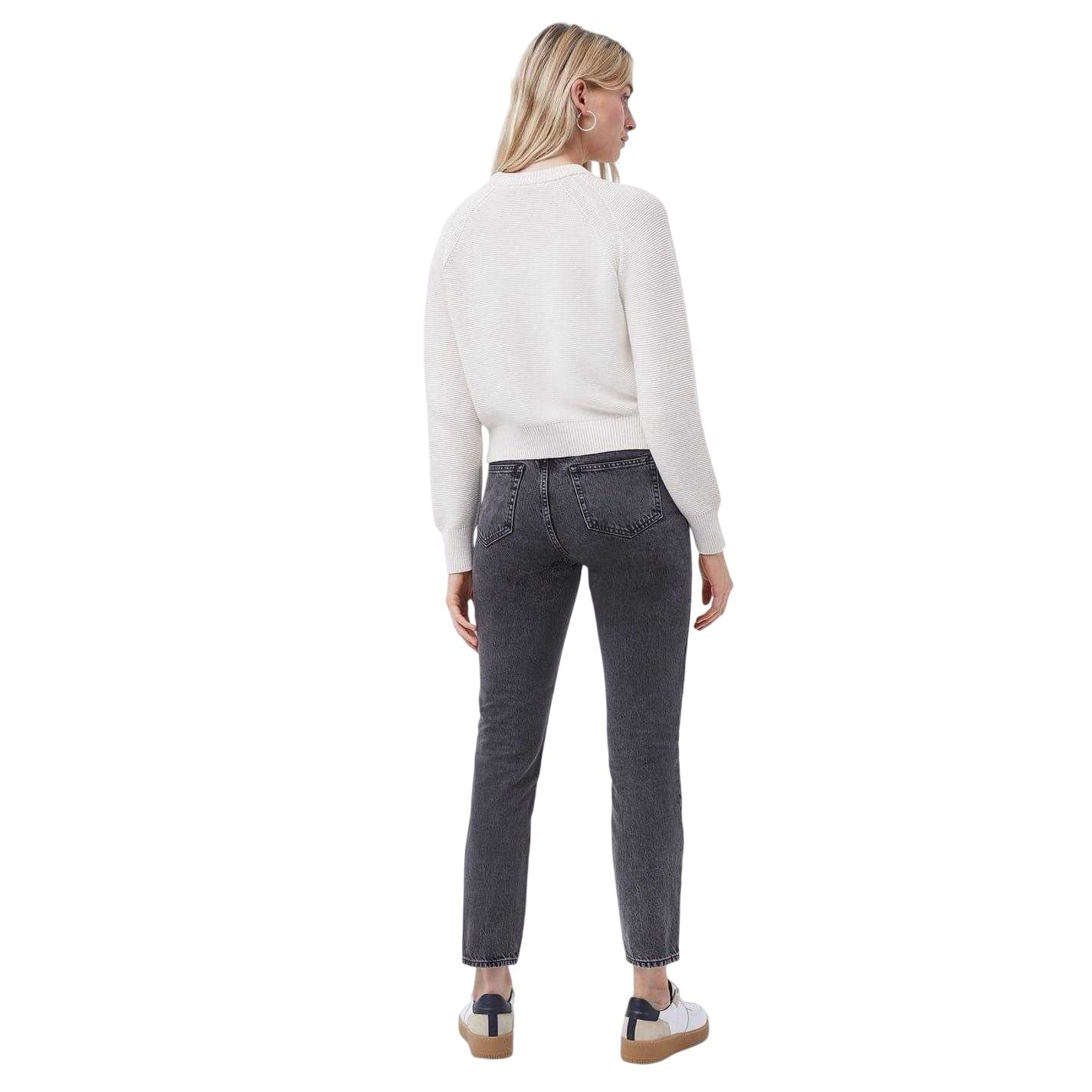 White - Back - French Connection Womens-Ladies Mozart Cotton Jumper